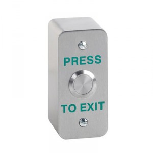 Stainless steel exit switch Architrave